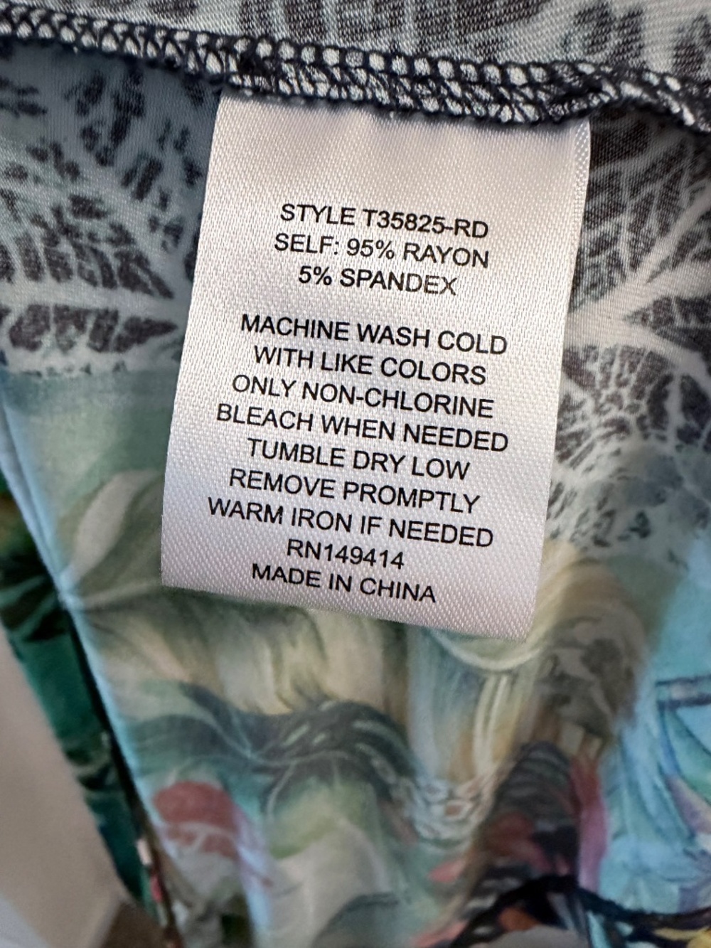 🖤🐅 Johnny Was Janie Favorite V-Neck Swing Dress "Tigres" NWT | Sz Small - Picture 7 of 8